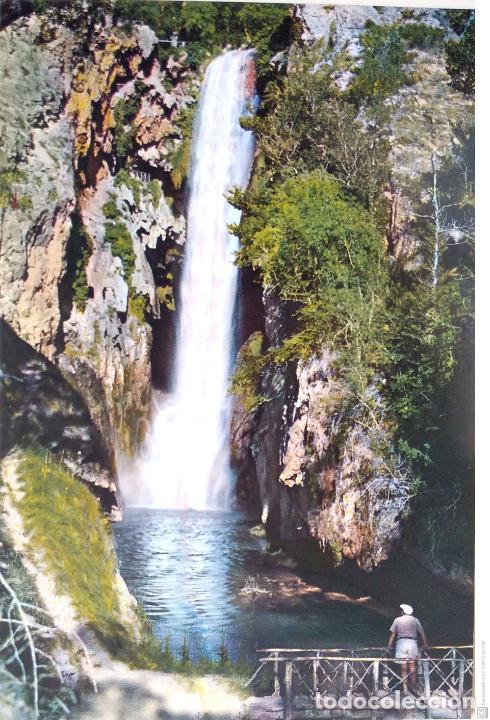 Postales: Monasterio de Piedra. 11 Cascada de la Cola del Caballo. Garc&iacute;a Garrabella. Nueva. Color