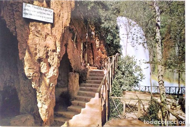 Postales: Monasterio de Piedra. 47 Cascada Caprichosa. Garc&iacute;a Garrabella. Nueva. Color