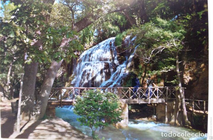 Postales: Monasterio de Piedra. 24 Cascada de El iris. Garc&iacute;a Garrabella. Nueva. Color
