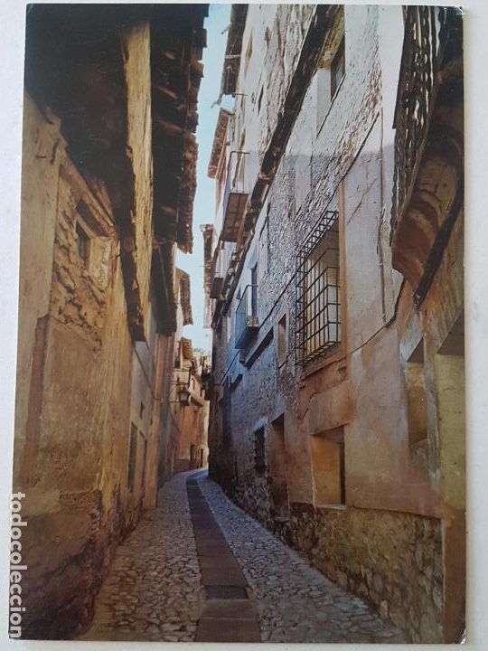 Postales: ALBARRACIN TERUEL UNA CALLE POSTAL - Foto 1