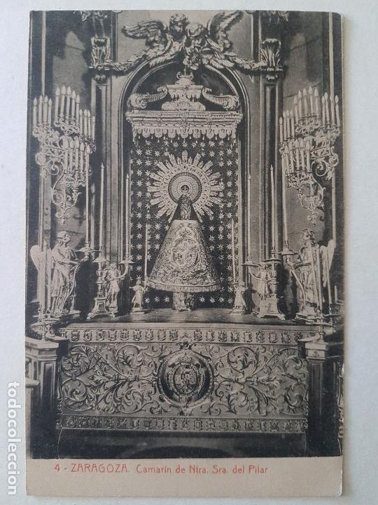 Postales: ZARAGOZA CAMARIN DE LA VIRGEN DEL PILAR POSTAL - Foto 1