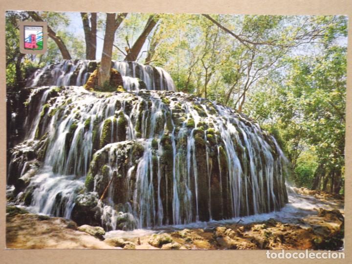 Postales: Monasterio de Piedra. Cascada de los fresnos. Ed. Subirats Casanovas 7 Circulada. 1964