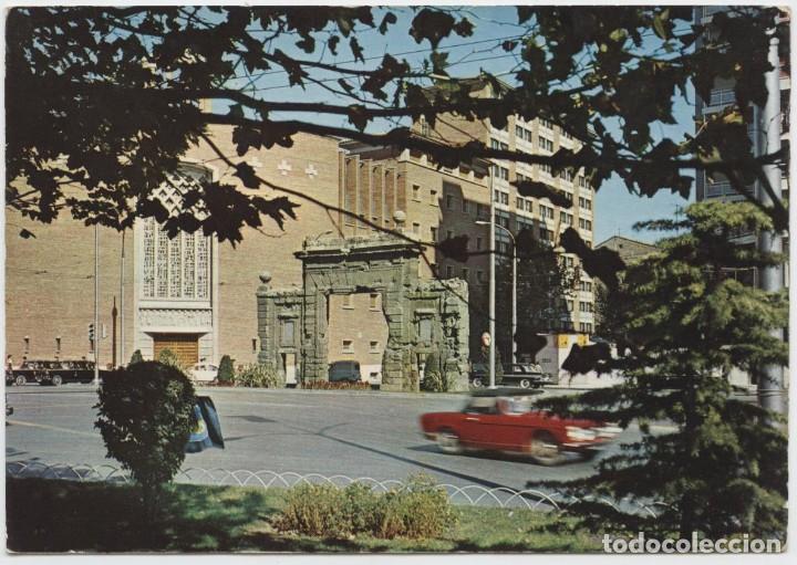 Postales: Serie 82-N&ordm; 1.028-ZARAGOZA. Puerta del Carmen. Sin circular. Ed. KOLOR-ZERKOWITZ