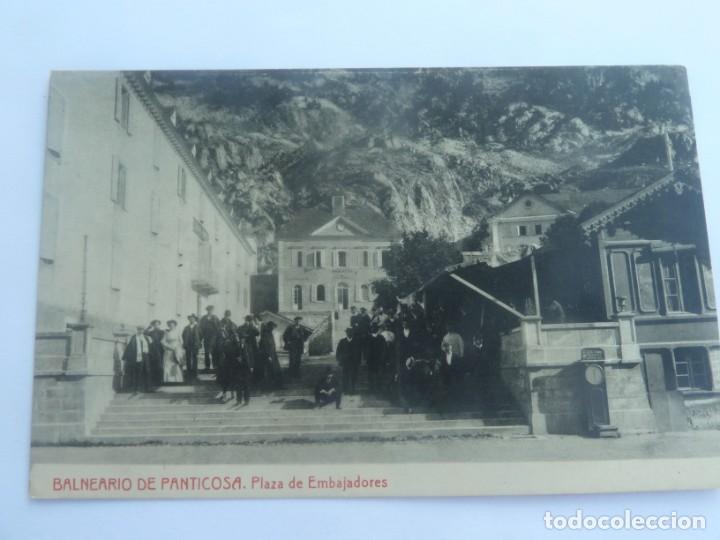 Postales: BALNEARIO DE PANTICOSA. PLAZA DE EMBAJADORES