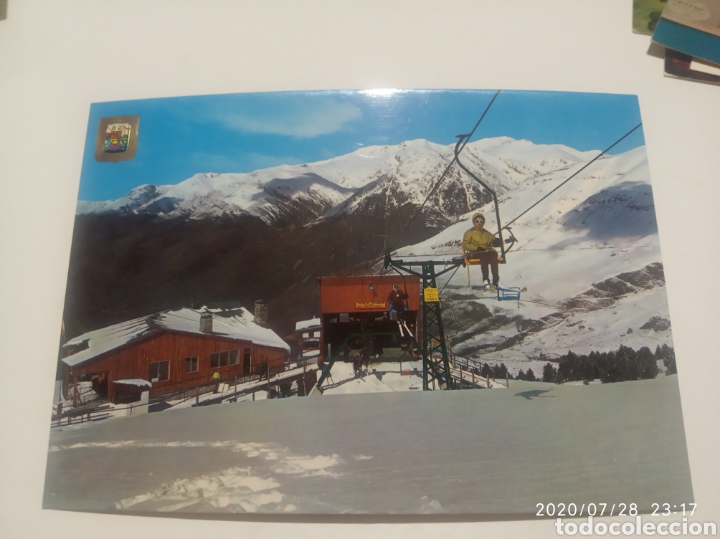 Postales: Postal estaci&oacute;n de esqui Baqueira