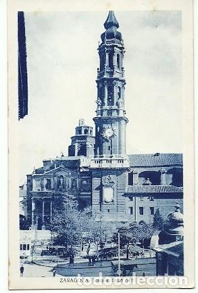 Postales: ANTIGUA POSTAL ZARAGOZA TEMPLO DE LA SEO - Foto 1