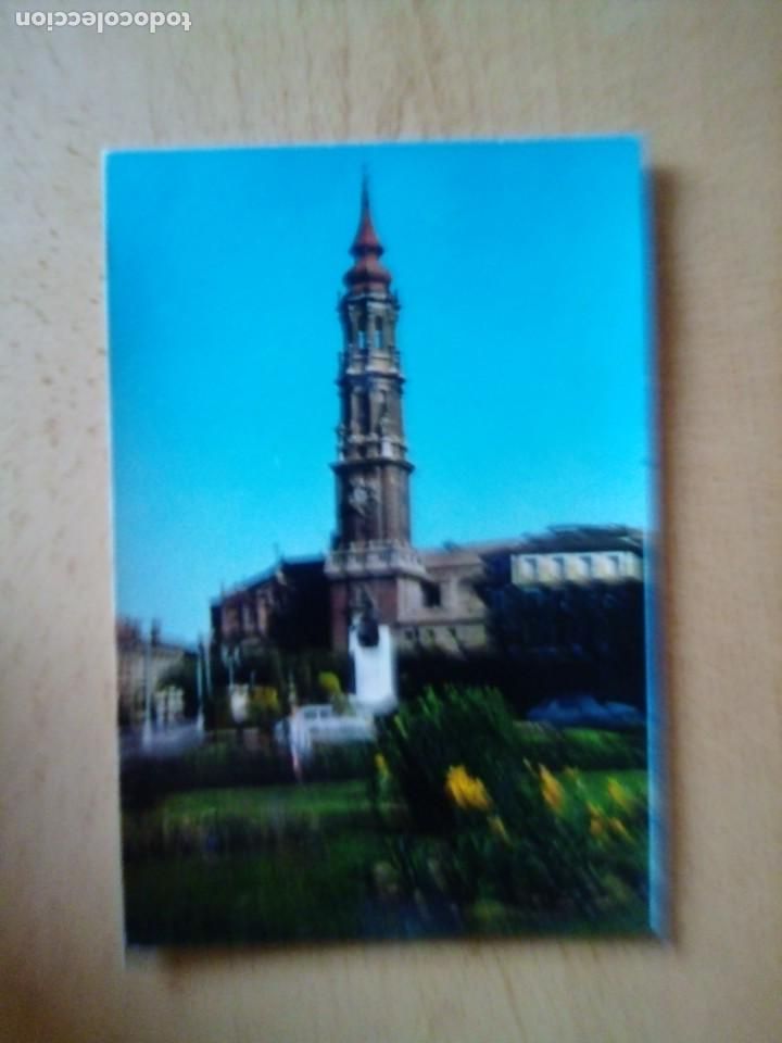 Postales: Zaragoza-Plaza de las Catedrales y la Seo.