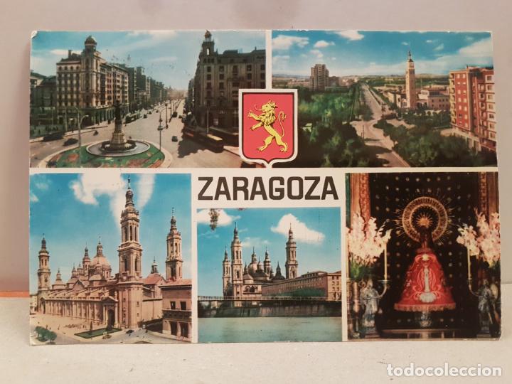 Postales: antigua postal zaragoza 1962 circulada - Foto 1