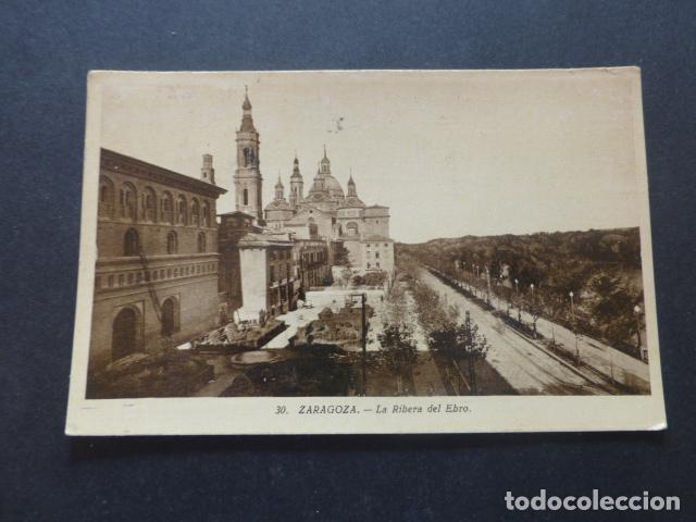 Postales: ZARAGOZA LA RIBERA DEL EBRO - Foto 1