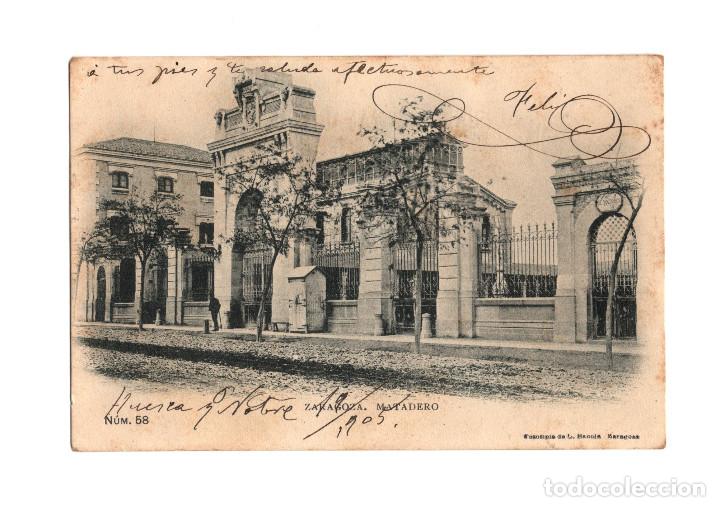 Postales: ZARAGOZA.- MATADERO. - Foto 1