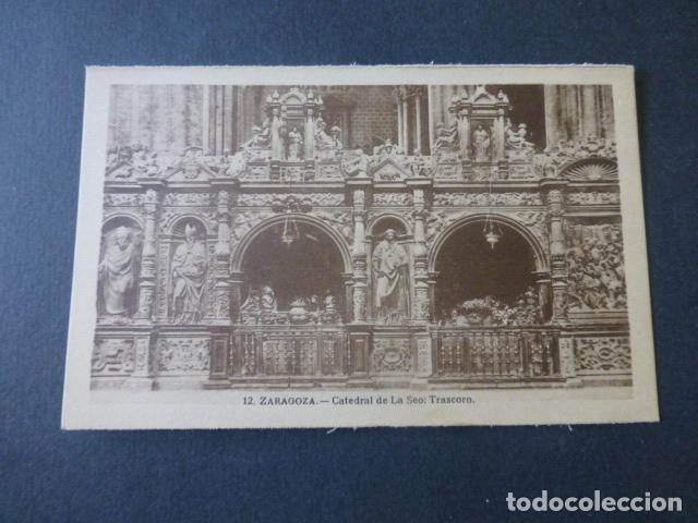 Postales: ZARAGOZA CATEDRAL DE LA SEO TRASCORO - Foto 1