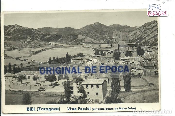 Postales: (PS-63628)POSTAL DE BIEL(ZARAGOZA)-VISTA PARCIAL
