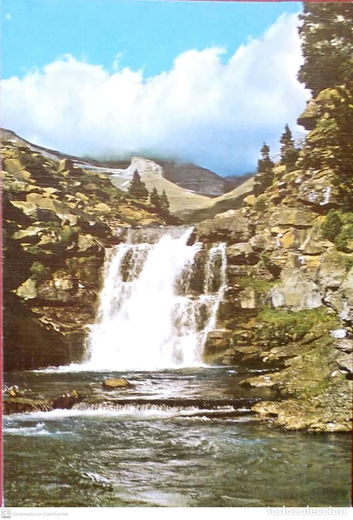 Postales: Parque Nacional de Ordesa. 32 Gradas de Soaso y Torre de Goritz. Ediciones Sicilia. Nueva. Color