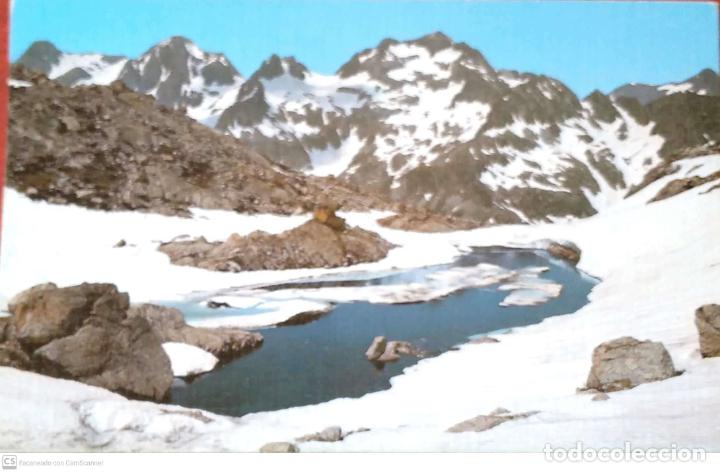 Postales: Balneario de Panticosa. 85 Ib&oacute;n de Lavasa. Al fondo, Picos argualas garmo Negro, Pondiellos, Infier