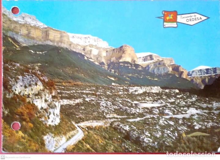 Postales: Valle de Ordesa. Ed. Pergamino. Nueva. Color. Ver foto por agujeros de taladro