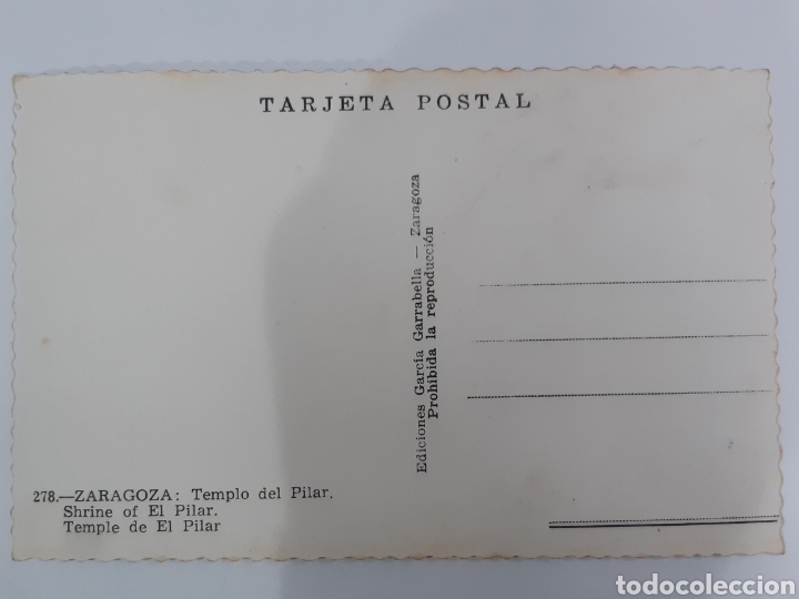 Postales: Postal de Zaragoza. Templo del Pilar. - Foto 2