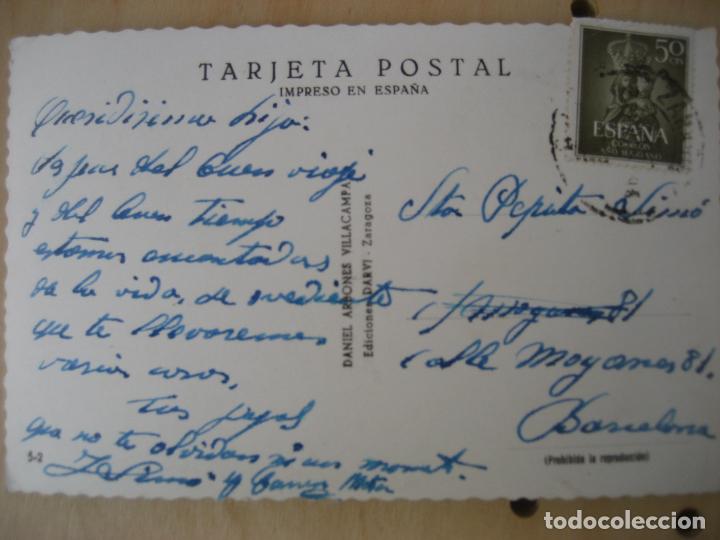 Postales: Zaragoza. Multivistas. Edicones Darvi. Circulada - Foto 2