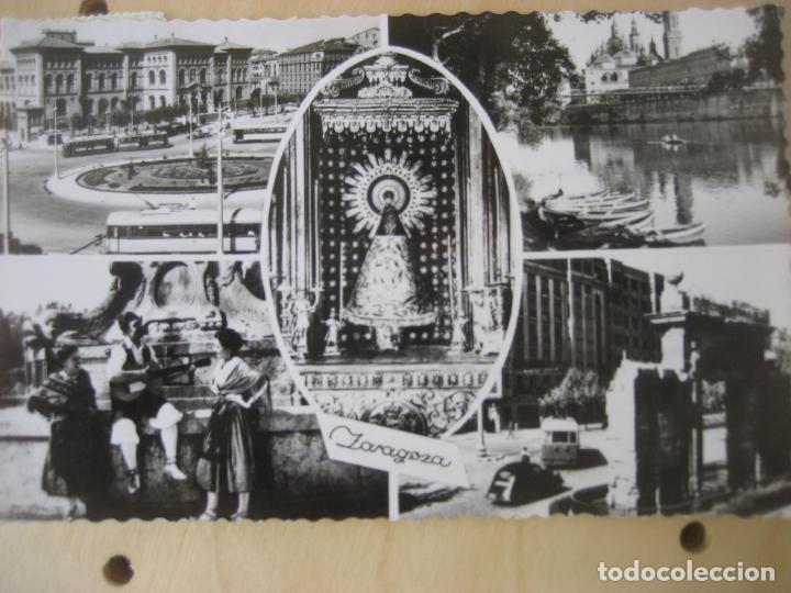 Postales: Zaragoza. Multivistas. Edicones Darvi. Circulada - Foto 1
