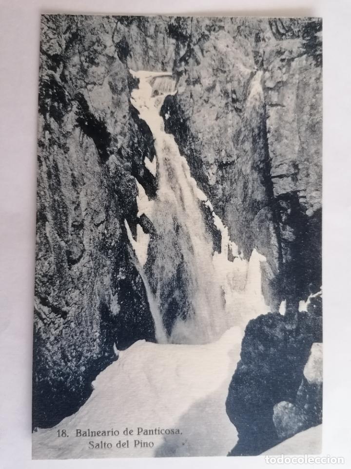 Postales: POSTAL BALNEARIO DE PANTICOSA, SALTO DEL PINO, N&ordm; 18