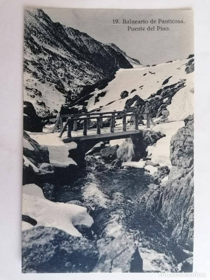 Postales: POSTAL BALNEARIO DE PANTICOSA, PUENTE DEL PINO, N&ordm; 19