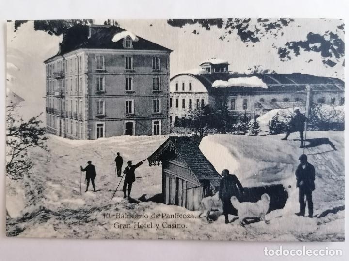 Postales: POSTAL BALNEARIO DE PANTICOSA, GRAN HOTEL Y CASINO, N&ordm; 10
