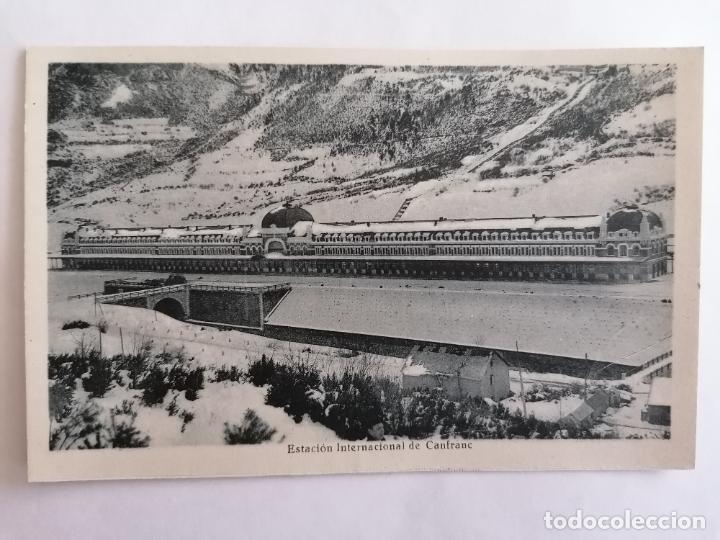 Postales: POSTAL ESTACION INTERNACIONAL DE CANFRANC