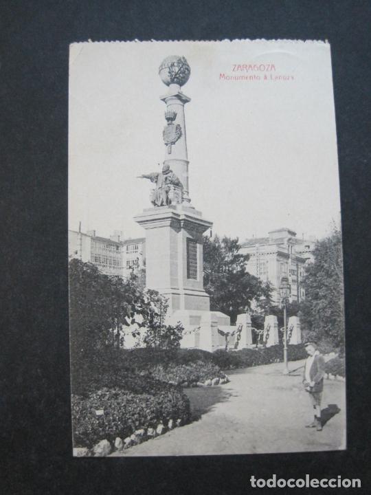 Postales: ZARAGOZA-MONUMENTO A LANUZA-POSTAL ANTIGUA-(74.761)