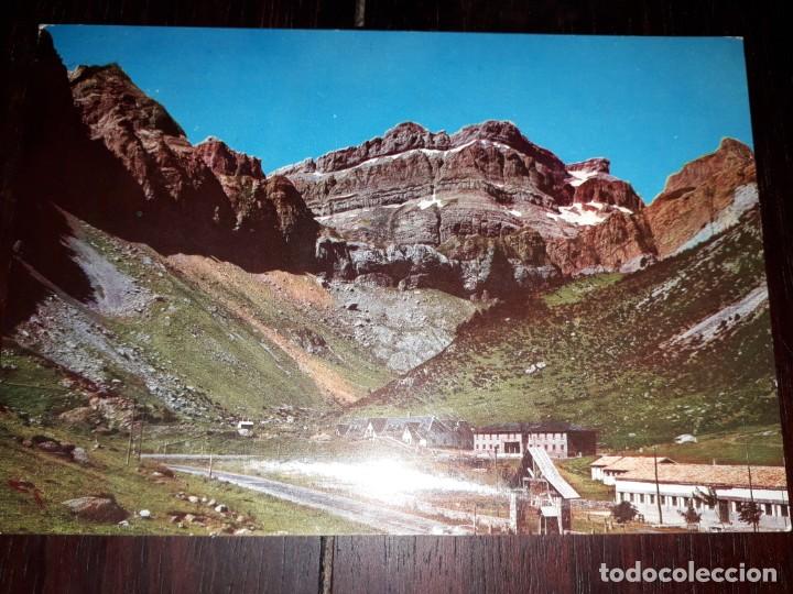 Postales: N&ordm; 40176 POSTAL CANFRANC PIRINEO ARAGONES CAMPAMENTO DEL RIO SETA Y GARGANTA DE AINSA