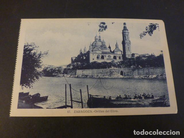 Postales: ZARAGOZA ORILLAS DEL EBRO - Foto 1