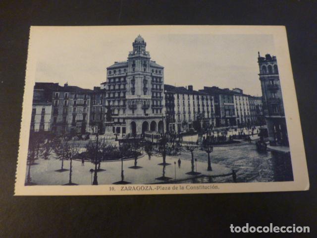Postales: ZARAGOZA PLAZA DE LA CONSTITUCION - Foto 1
