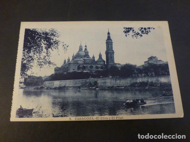 Postales: ZARAGOZA EL EBRO Y EL PILAR - Foto 1