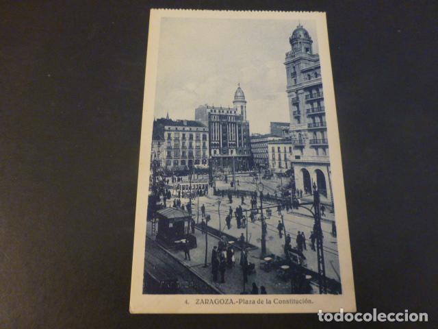 Postales: ZARAGOZA PLAZA DE LA CONSTITUCION - Foto 1