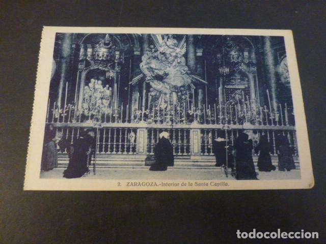 Postales: ZARAGOZA INTERIOR DE LA SANTA CAPILLA - Foto 1