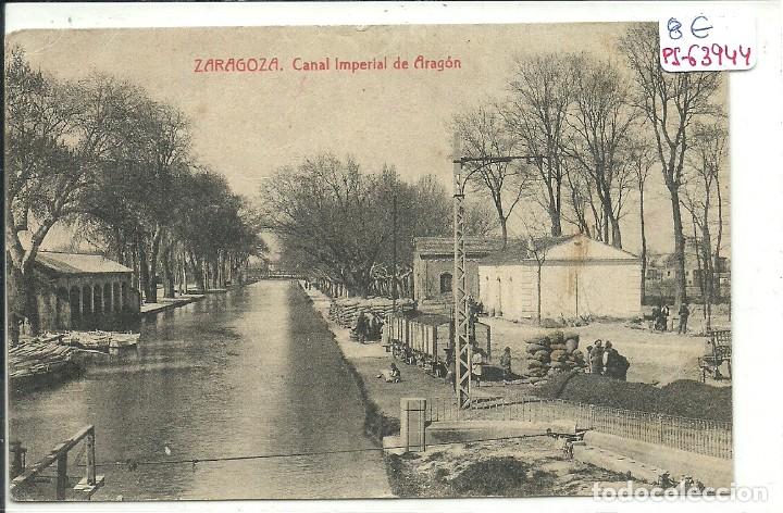 Postkarten: (PS-63944)POSTAL DE ZARAGOZA-CANAL IMPERIAL ARAGON