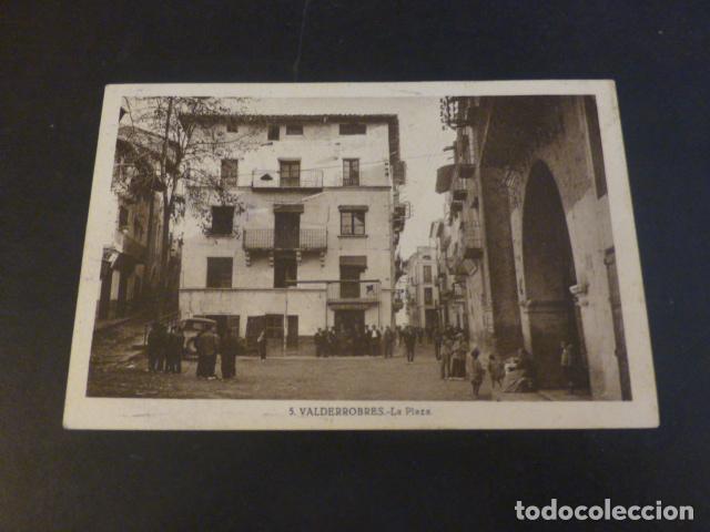 Postales: VALDERROBRES TERUEL LA PLAZA - Foto 1