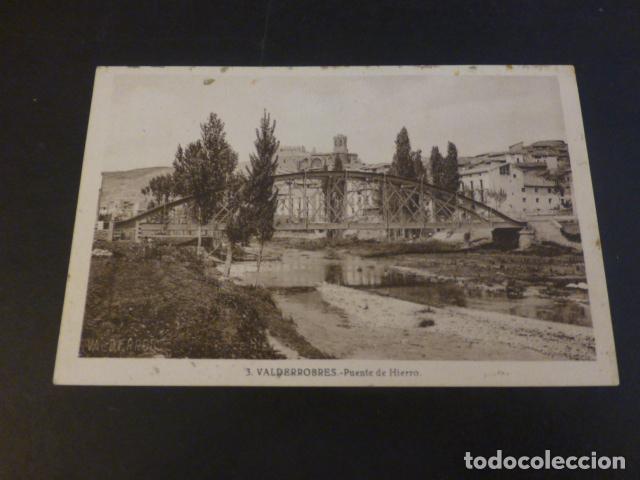 Postales: VALDERROBRES TERUEL PUENTE DE HIERRO - Foto 1
