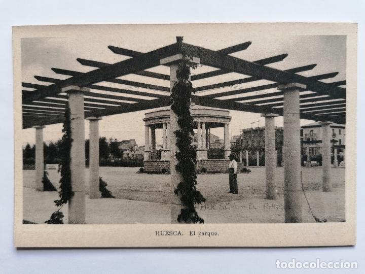 Postales: POSTAL HUESCA - EL PARQUE, EDICIONES M. ARRIBAS - Foto 1