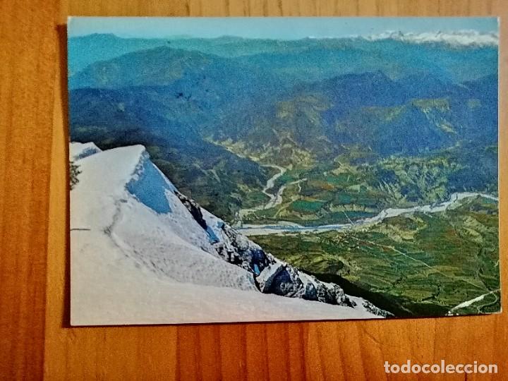 Postales: POSTAL - AINSA (HUESCA) - PIRINEO ARAGONES - PANOR&Aacute;MICA DE LOS PUEBLOS DE ESCALONA Y LASPU&Ntilde;A.