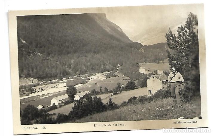 Postales: 4412-ORDESA-N&ordm; 16 -POSTAL ANTIGUA- EL VALLE DE ORDESA -EDT-ARRIBAS- SIN CIRCULAR