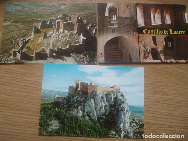 Postales: 3 POSTALES CASTILLO DE LOARRE (HUESCA) SIN CIRCULAR - Foto 1