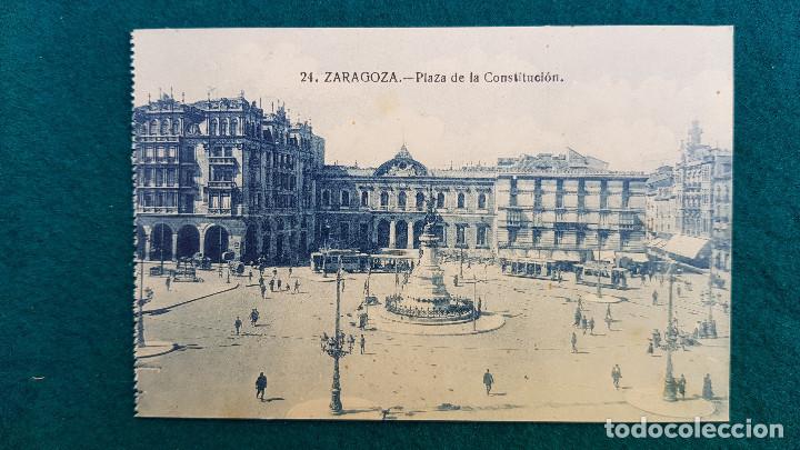 Postales: POSTAL DE ZARAGOZA - PLAZA DE LA CONSTITUCION - Foto 1
