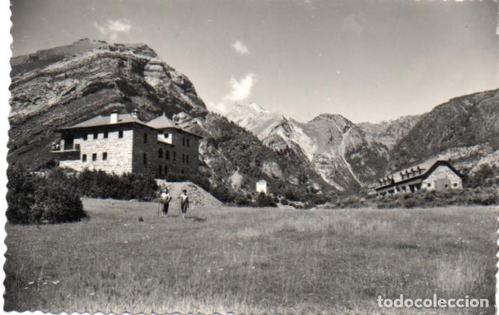 Postales: POSTAL DE PARQUE NACIONAL DE ORDESA - REFUGIO Y GARAJES