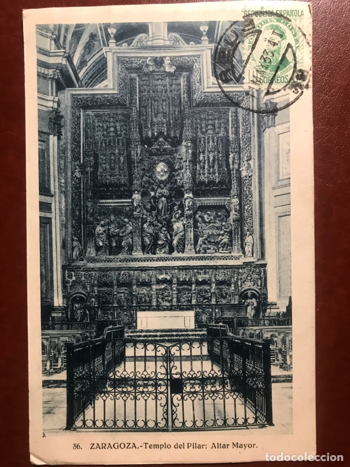 Postales: Zaragoza. Pilar. 1933 - Foto 1