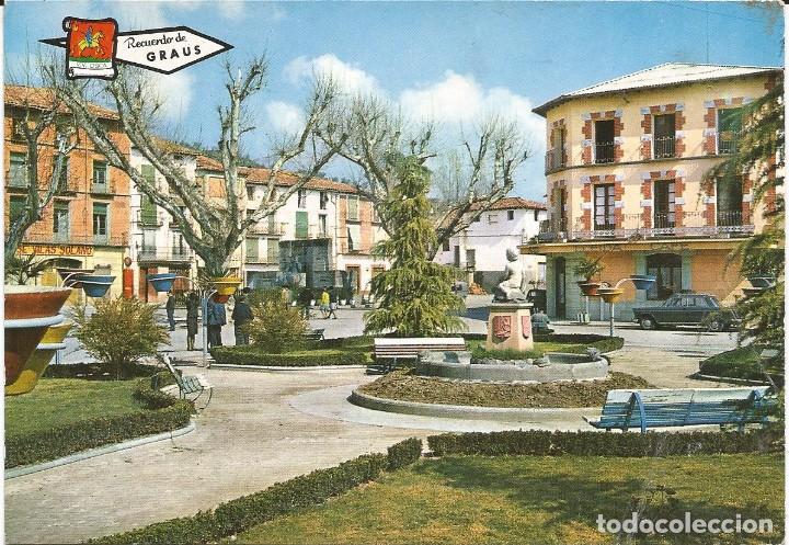 Postales: [POSTAL] Plaza de Barcelona. Graus (Huesca) (sin circular)