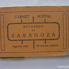 Postales: BLOCK POSTALES DE ZARAGOZA. PRINCIPIOS 1900. 2ª SERIE. SIN EDITOR.. Lote 233761435