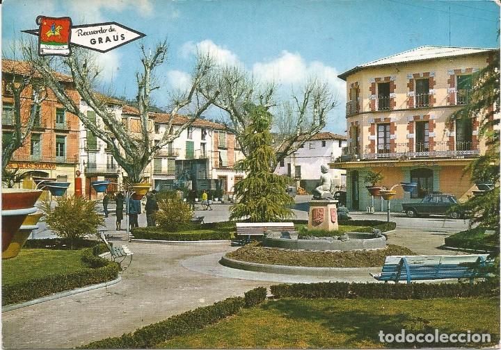 Postales: [POSTAL] Plaza de Barcelona. Graus (Huesca) (sin circular)
