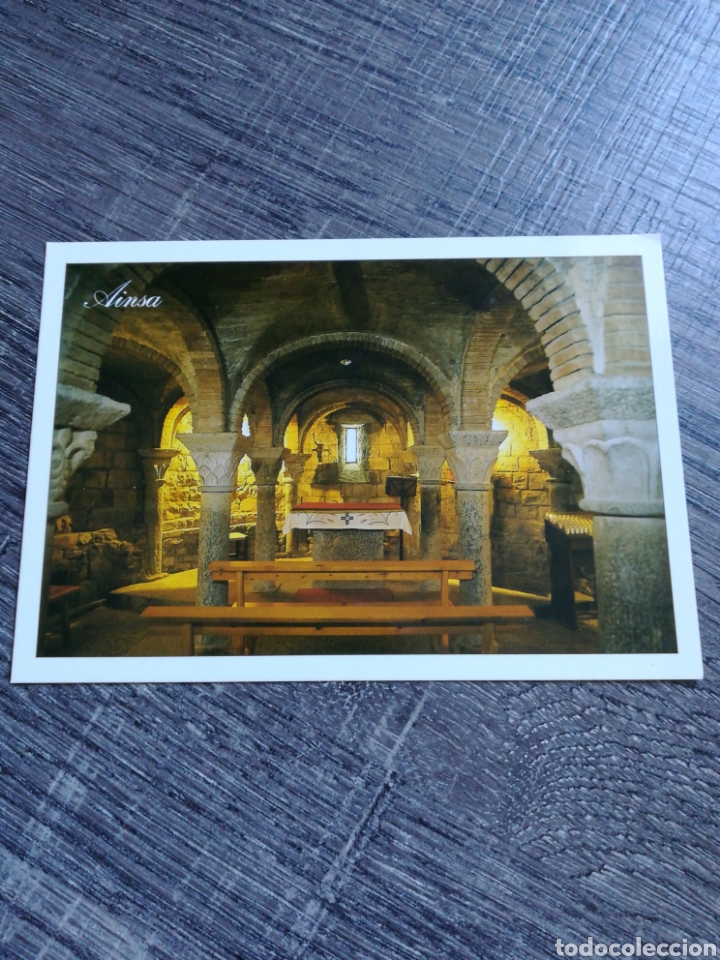 Postales: Postal ainsa Huesca cripta en la iglesia parroquial - Foto 1