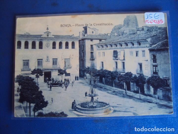 Postcards: (PS-64235)POSTAL DE BORJA-PLAZA DE LA CONSTITUCION