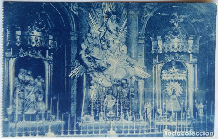 Postales: ZARAGOZA INTERIOR DE LA SANTA CAPILLA - Foto 1