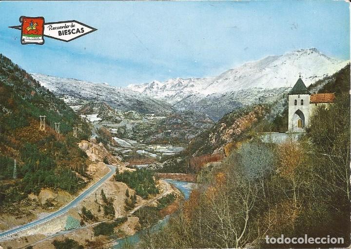 Postales: [POSTAL] Ermita de Sta. Elena. Biescas (Huesca) (sin circular) - Foto 1